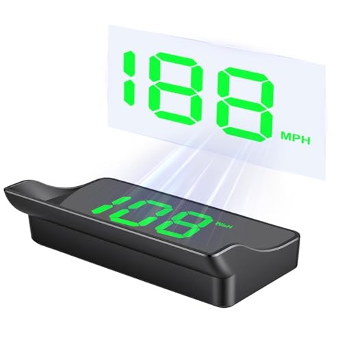 Car HUD Display Speedometer: GPS Windshield Head Up Display, Real Time