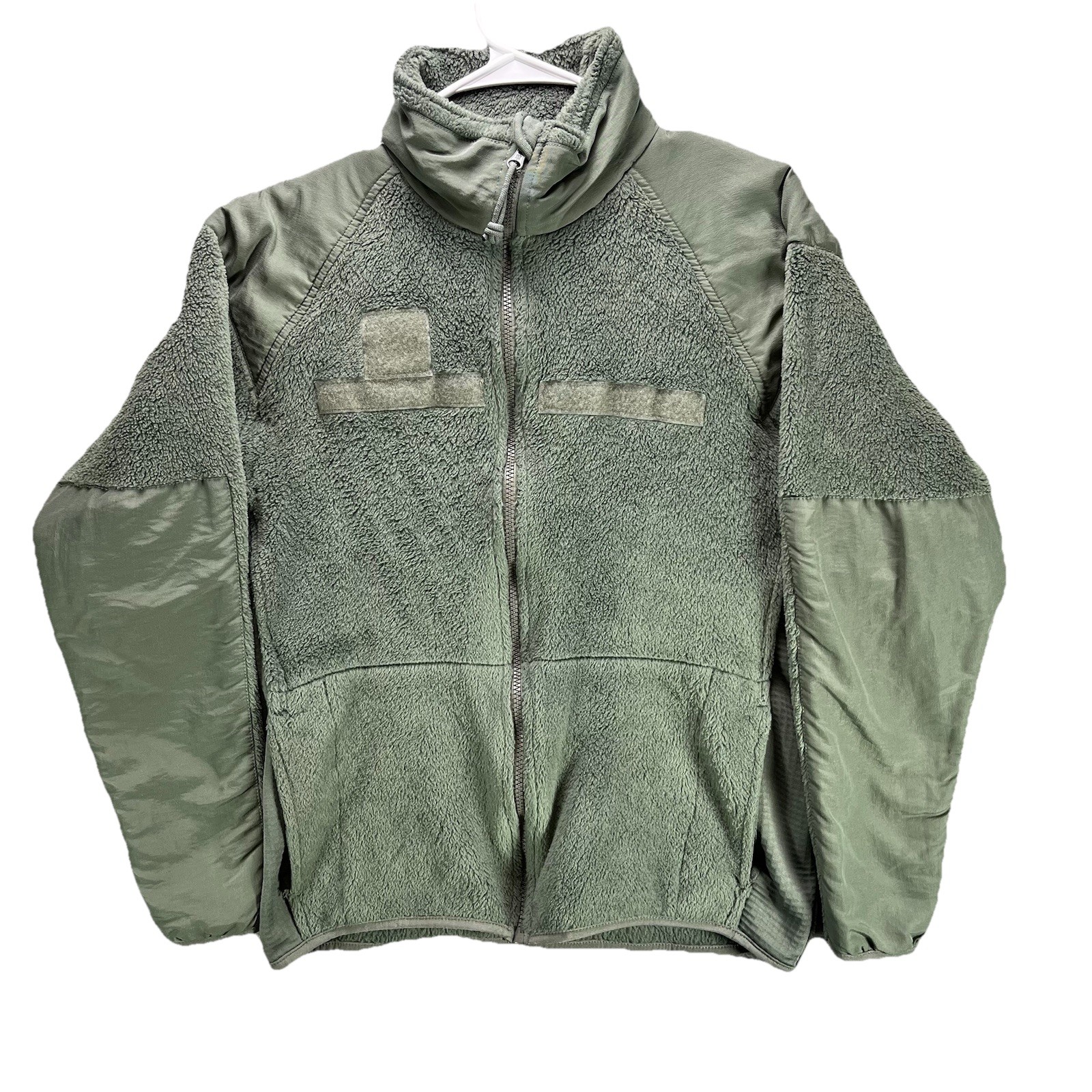 Military Jacket Fleece Cold Weather Gen III Size Small Regular Green Full Zip
