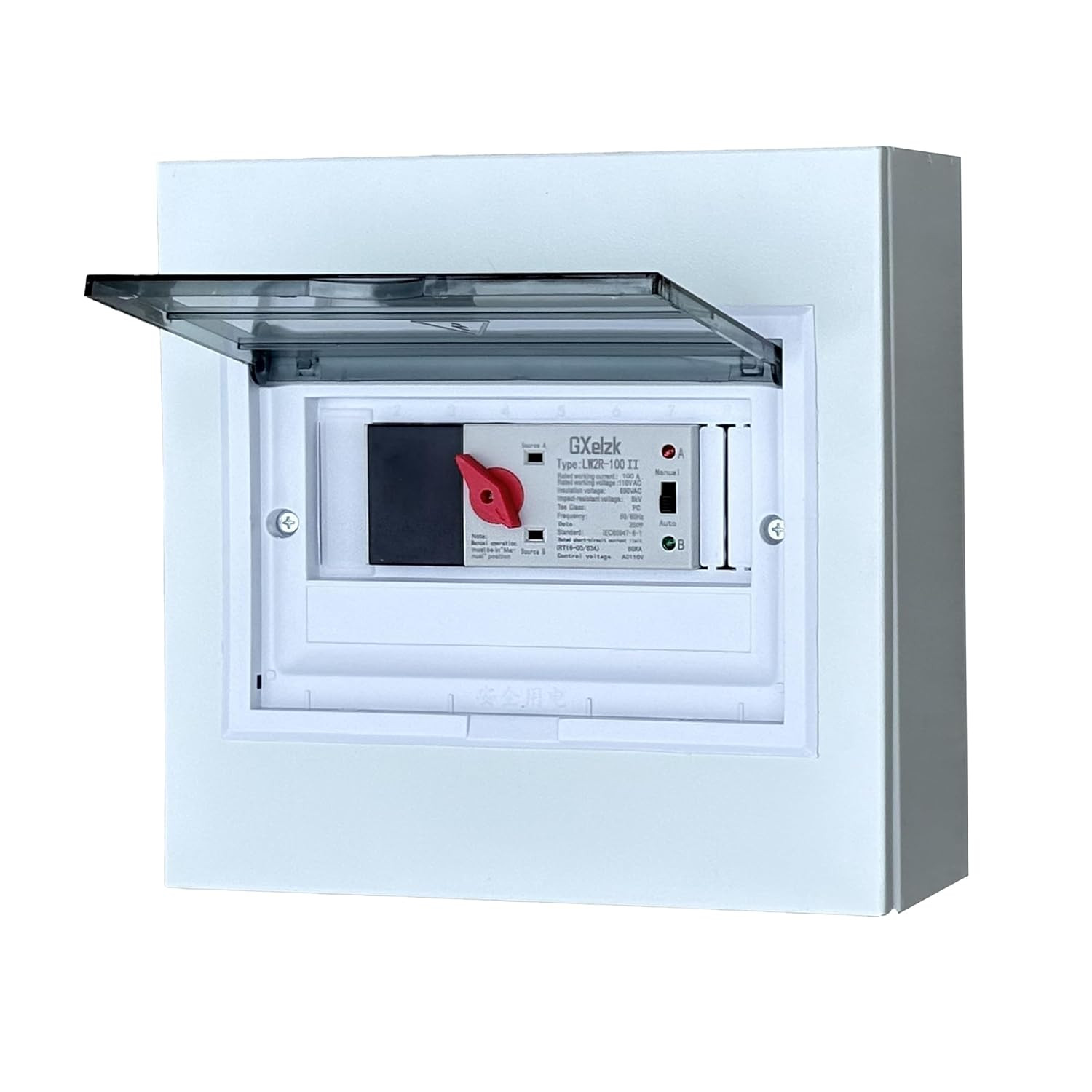100Amp Automatic Generator Transfer Switch 2P 3-Wire 120/240V Automatic/Manual G