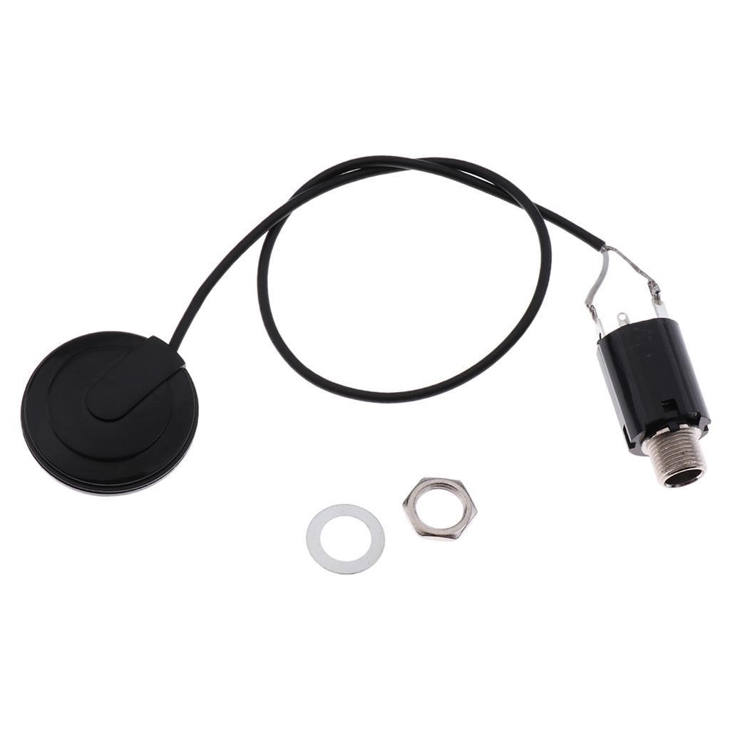 1/4'' Pickup Piezo Transducer for Acoustic Guitar Violin Ukulele Mandolin