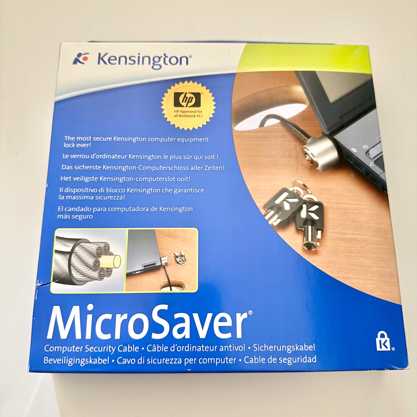 Kensington MicroSaver Keyed Laptop Notebook Lock