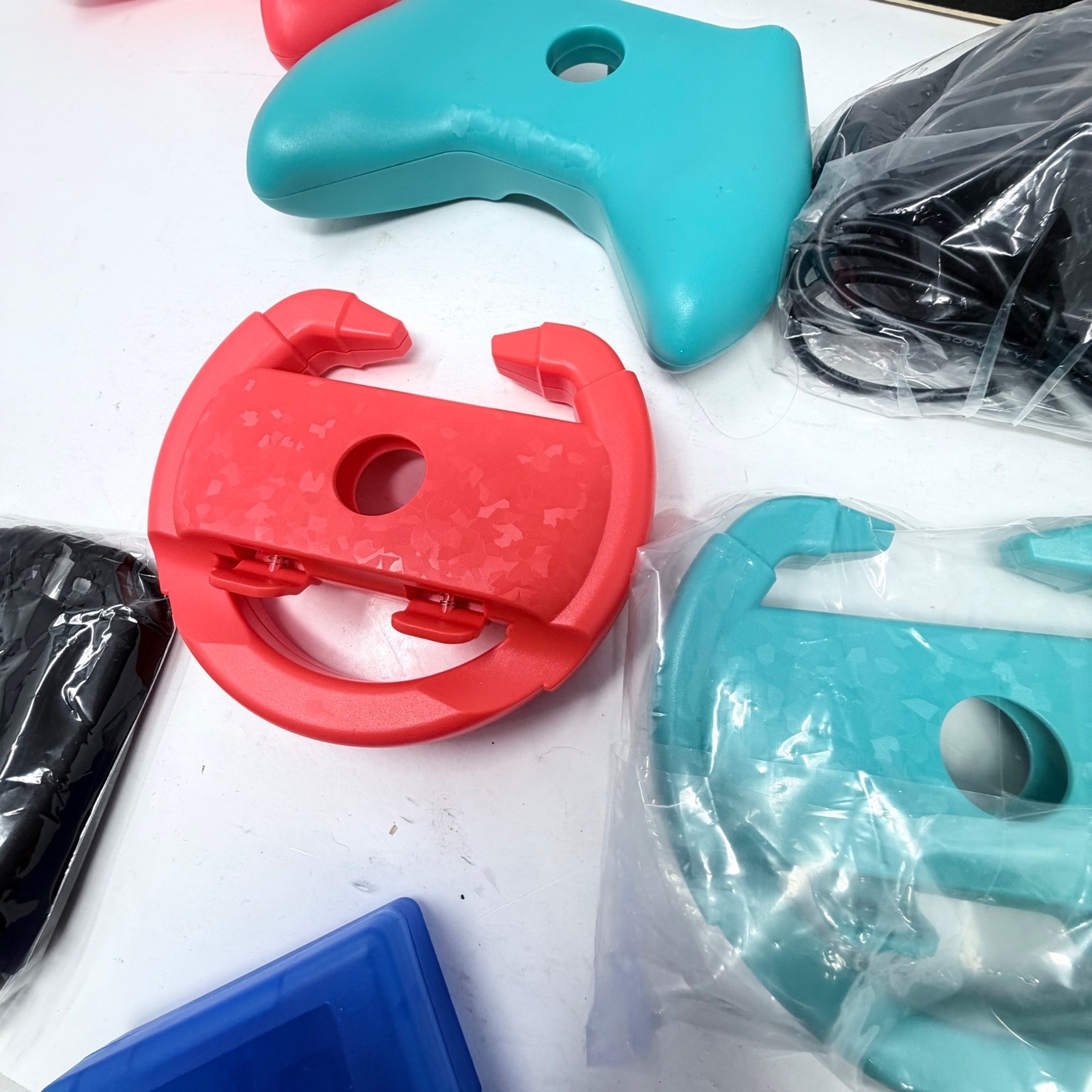 Unbranded Accessory Bundle Nintendo Switch One Size Multicolor Cases Wheels Caps