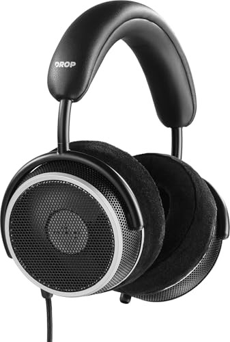 DROP + GRELL OAE1 WIRED OPEN-BACK HEADPHONES, AXEL GRELL DESIGN, BIOCELLULOSE