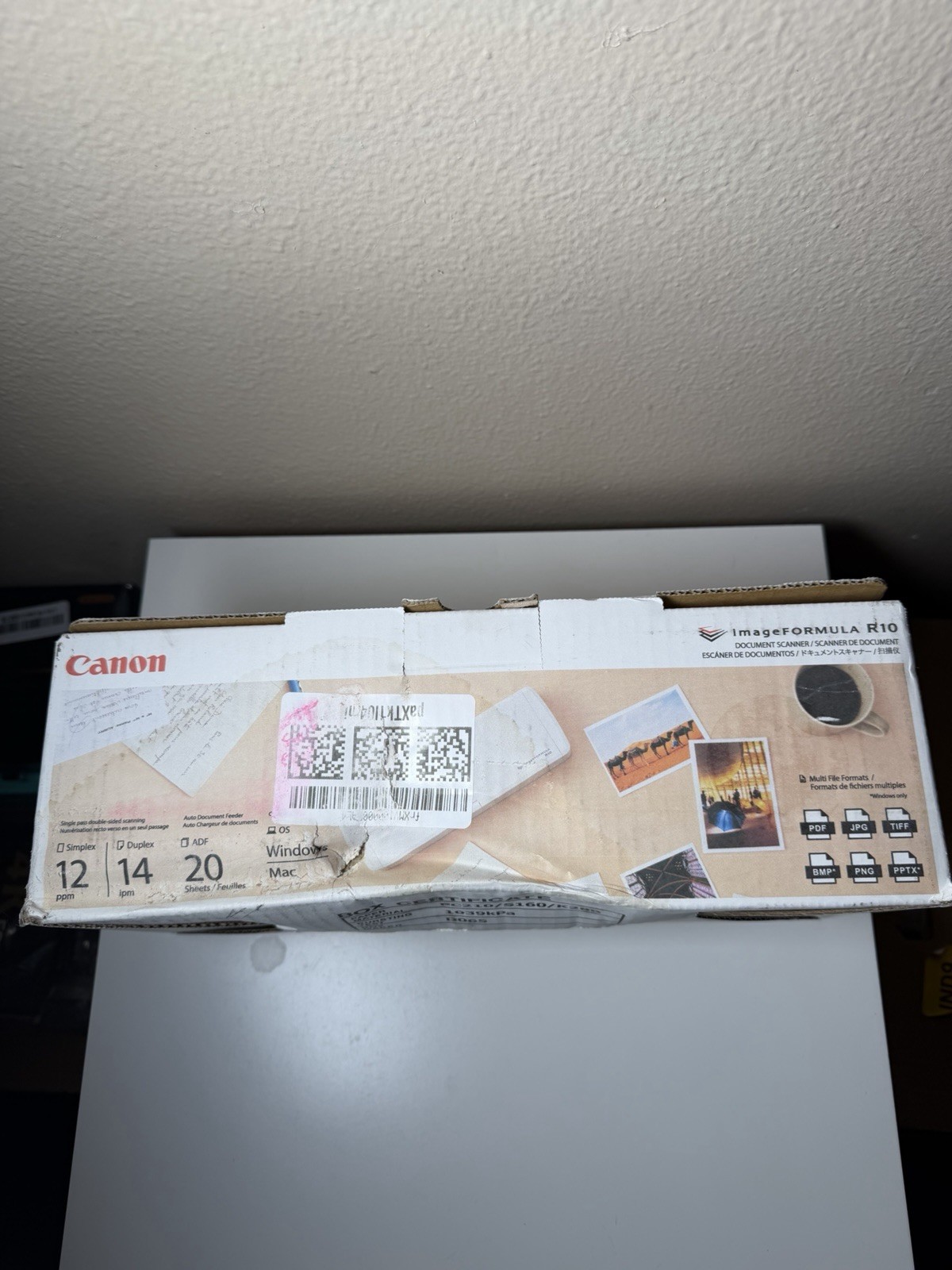 Canon imageFORMULA R10 Portable Duplex Document Scanner