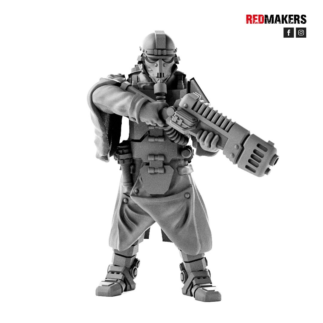 DEATH DIVISION GRENADIERS PLASMA GUN SET (8U)