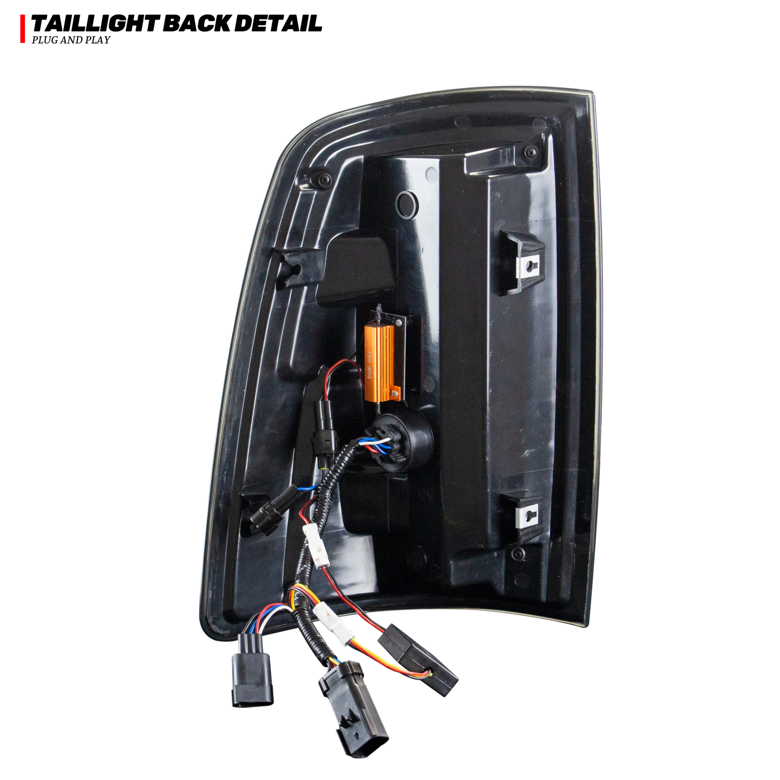 LED Clear Tail Lights for Dodge Ram 2009-2018 4th Gen Sequential Rear Lamps