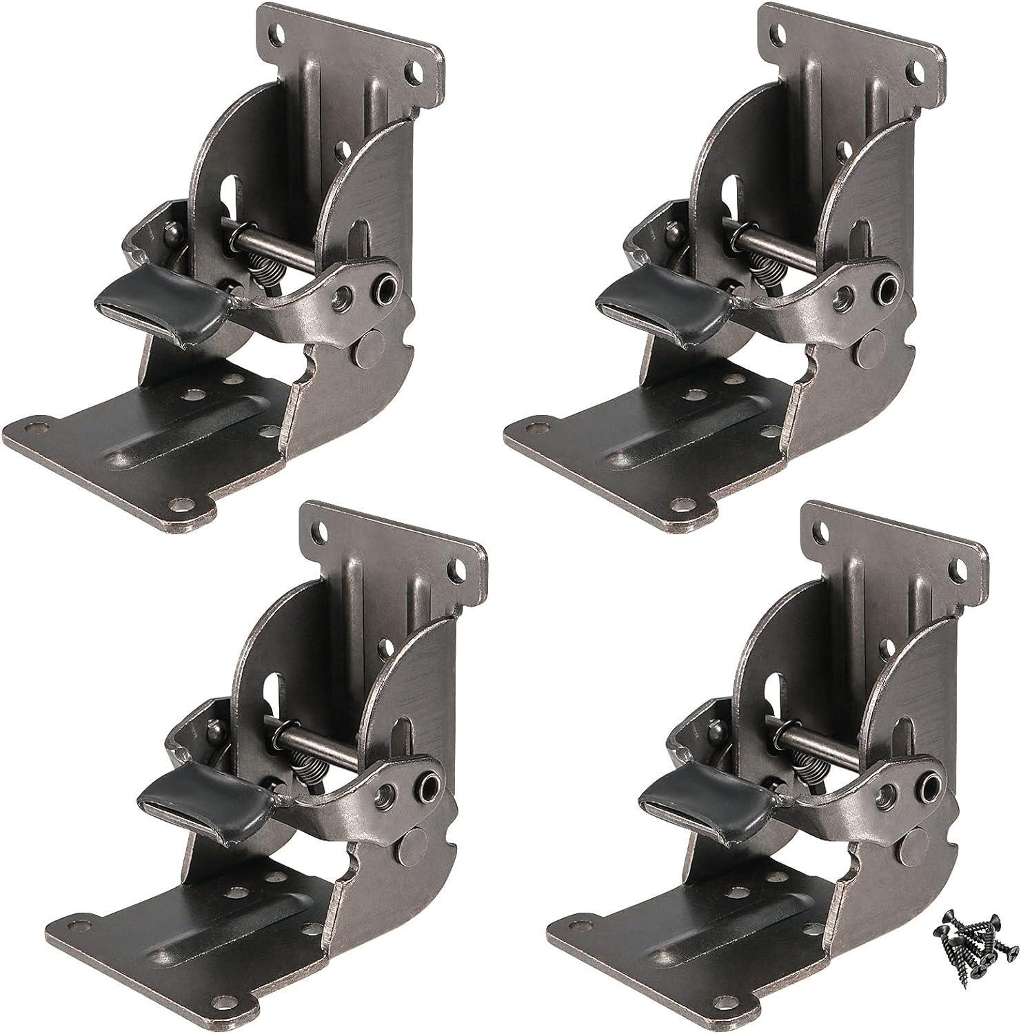 4PCS Self Locking Folding Hinge 0 90 180 Degree Foldable Leg Hinge Support Brac