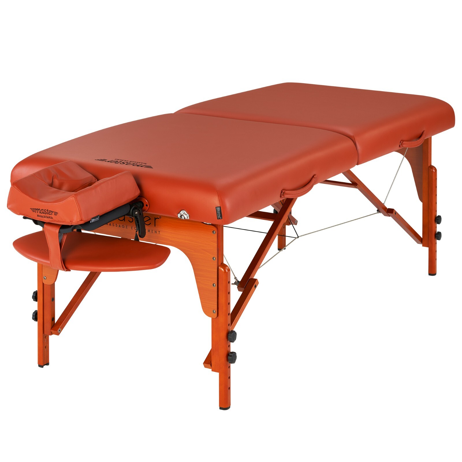 Master Massage 31" SANTANA™ Portable Massage Table Package with MEMORY FOAM-RED