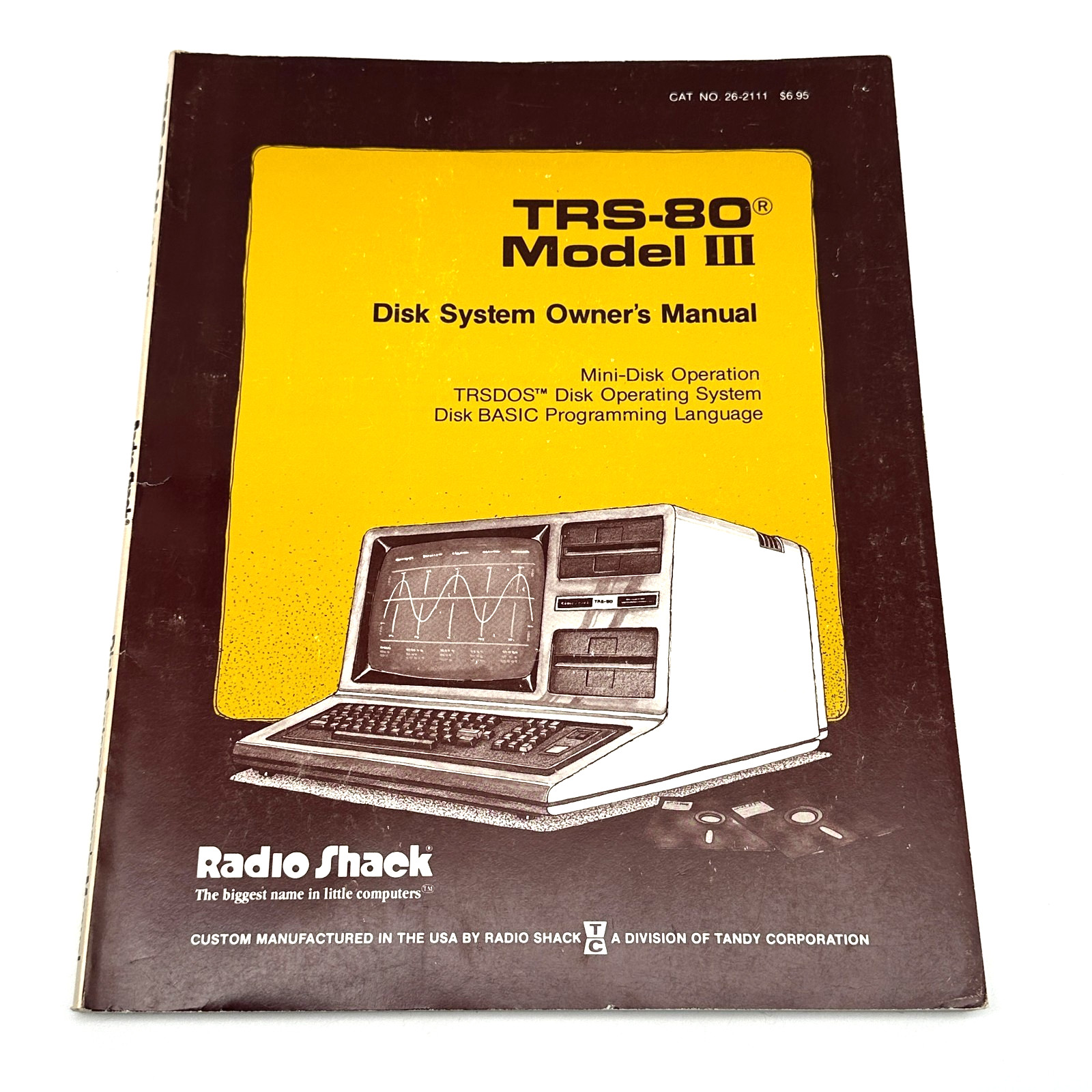 TRS 80 Model III Disk System Owners Manual TRSDOS Disk BASIC Radio Shack
