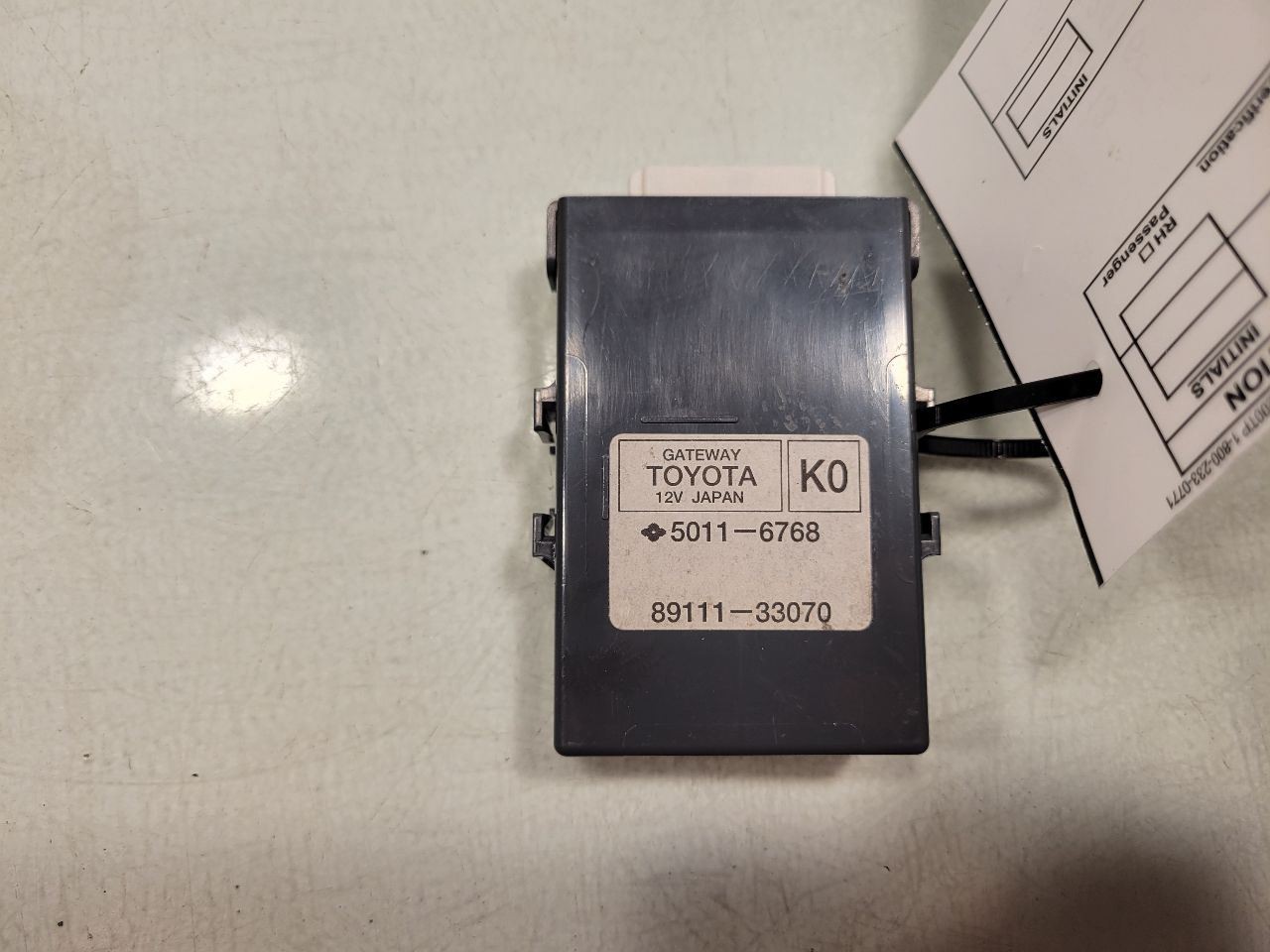 ES350     2013 Chassis ECM GATEWAY 89111-33070