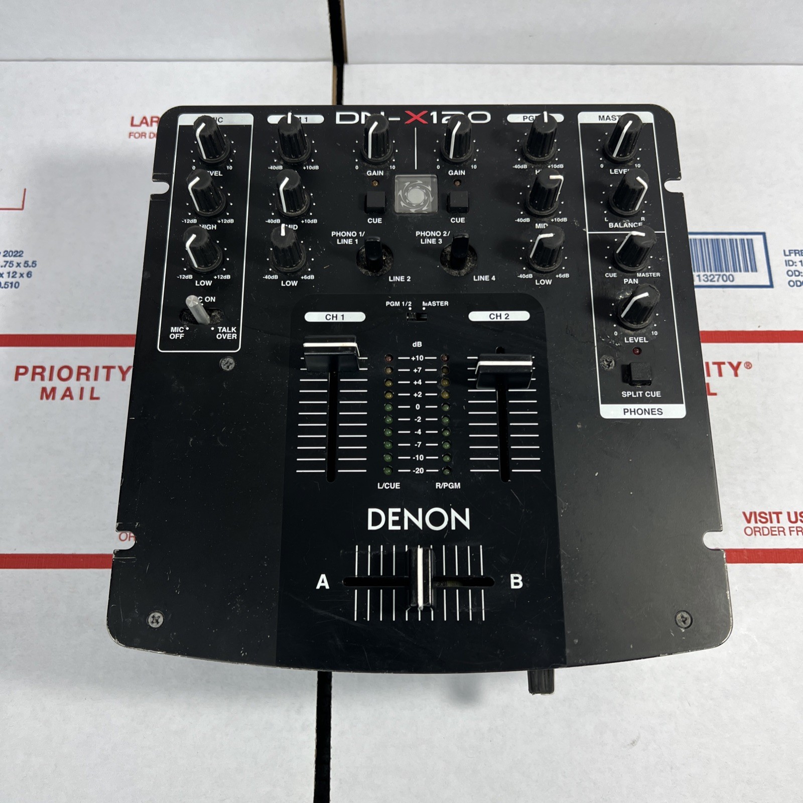 Denon DN-X120 DJ Mixer 2-Channel - UNIT only - SAME DAY SHIP - WARRANTY