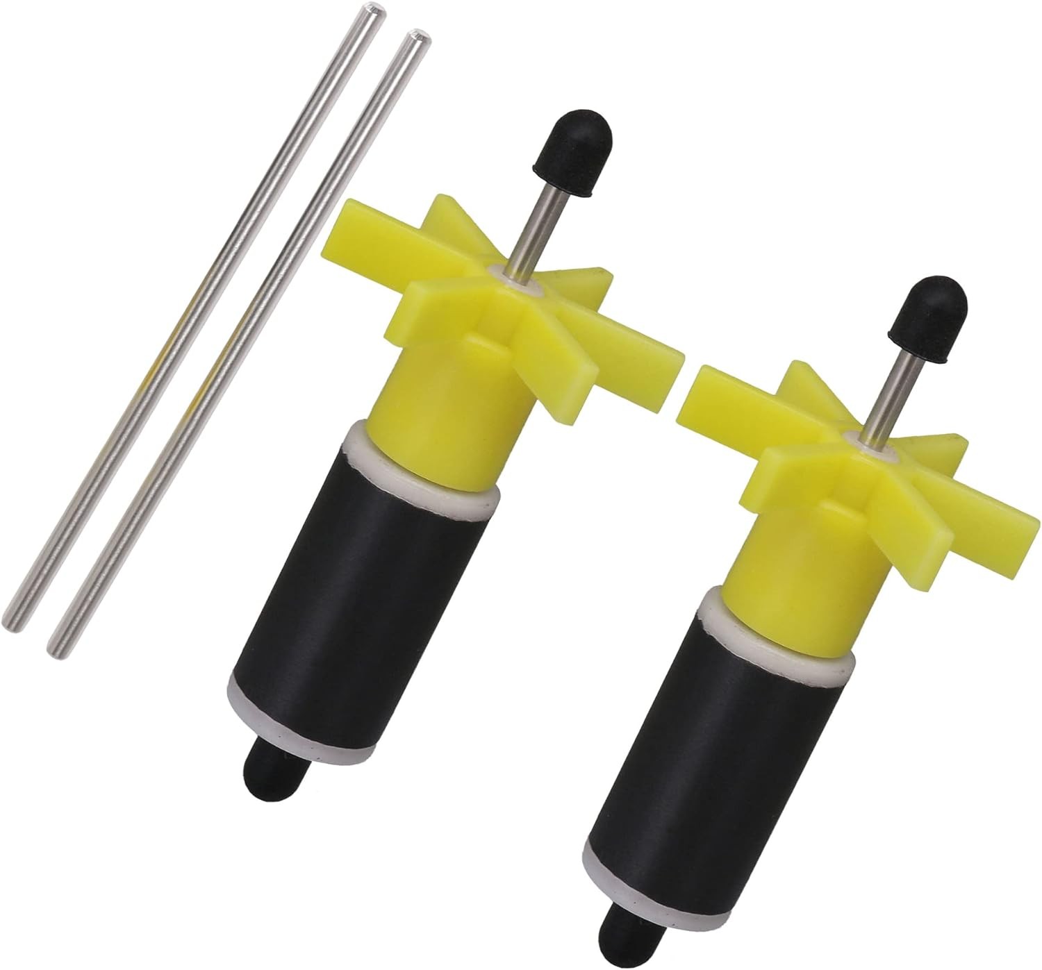 Submersible Pump Impeller Rotor Yellow 16mm Replacement Parts with