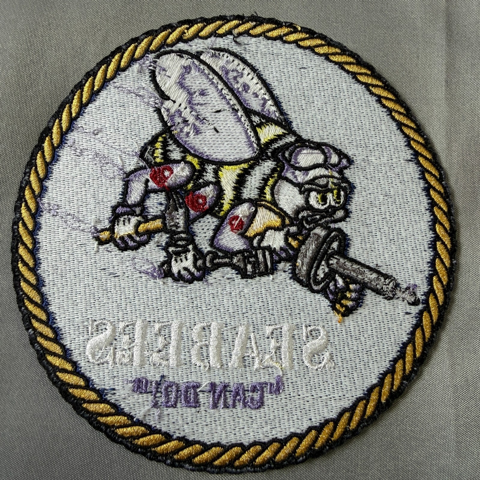 Seabees US Navy Embroidered Military Morale Patch