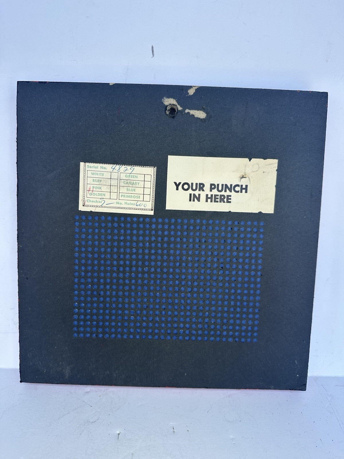 More Smokes Cig Punch Board. Unused Condition. None Punched