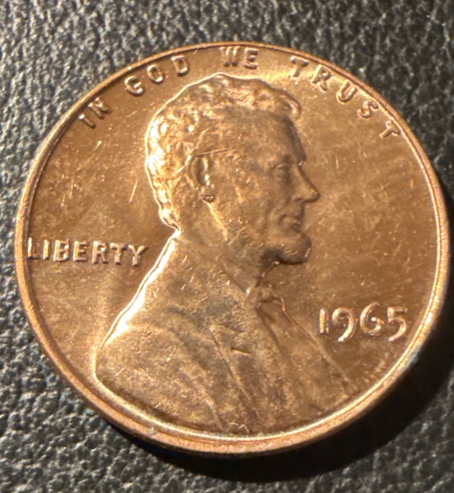 1965-P LINCOLN CENT PENNY NICE
