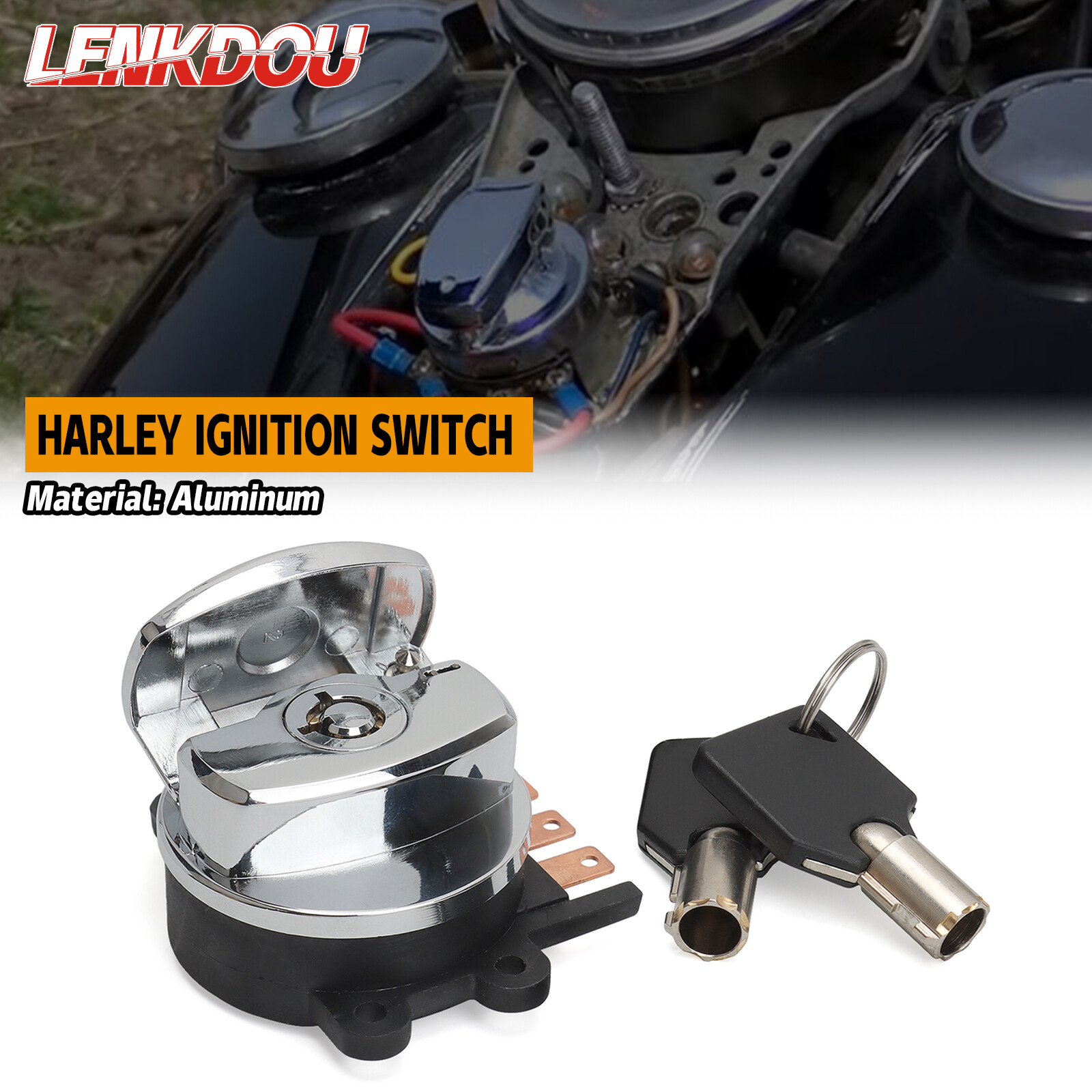 Ignition Switch Keys Kit For Harley Softail Heritage FLST Fat Boy FLSTF 71450-04