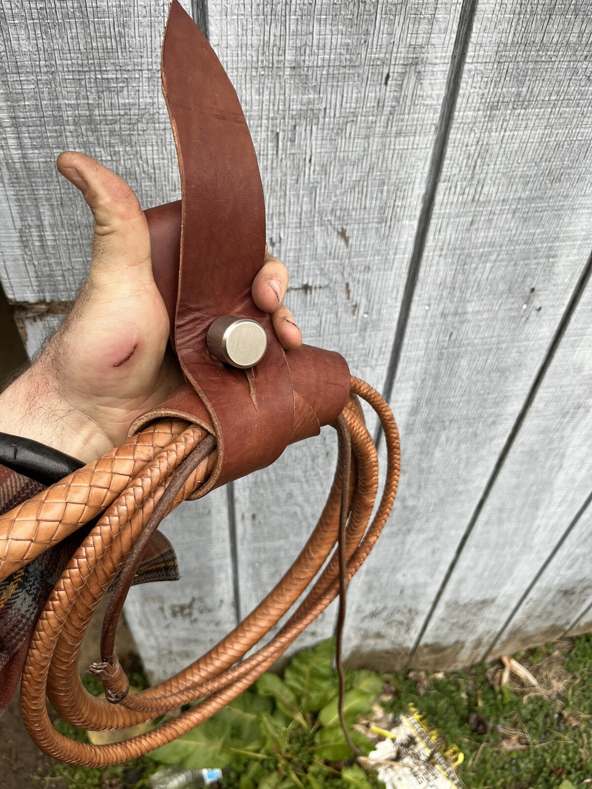 Safety 3-Stage Safety Safe Indiana Jones Snake Whip Bull Whip Holder