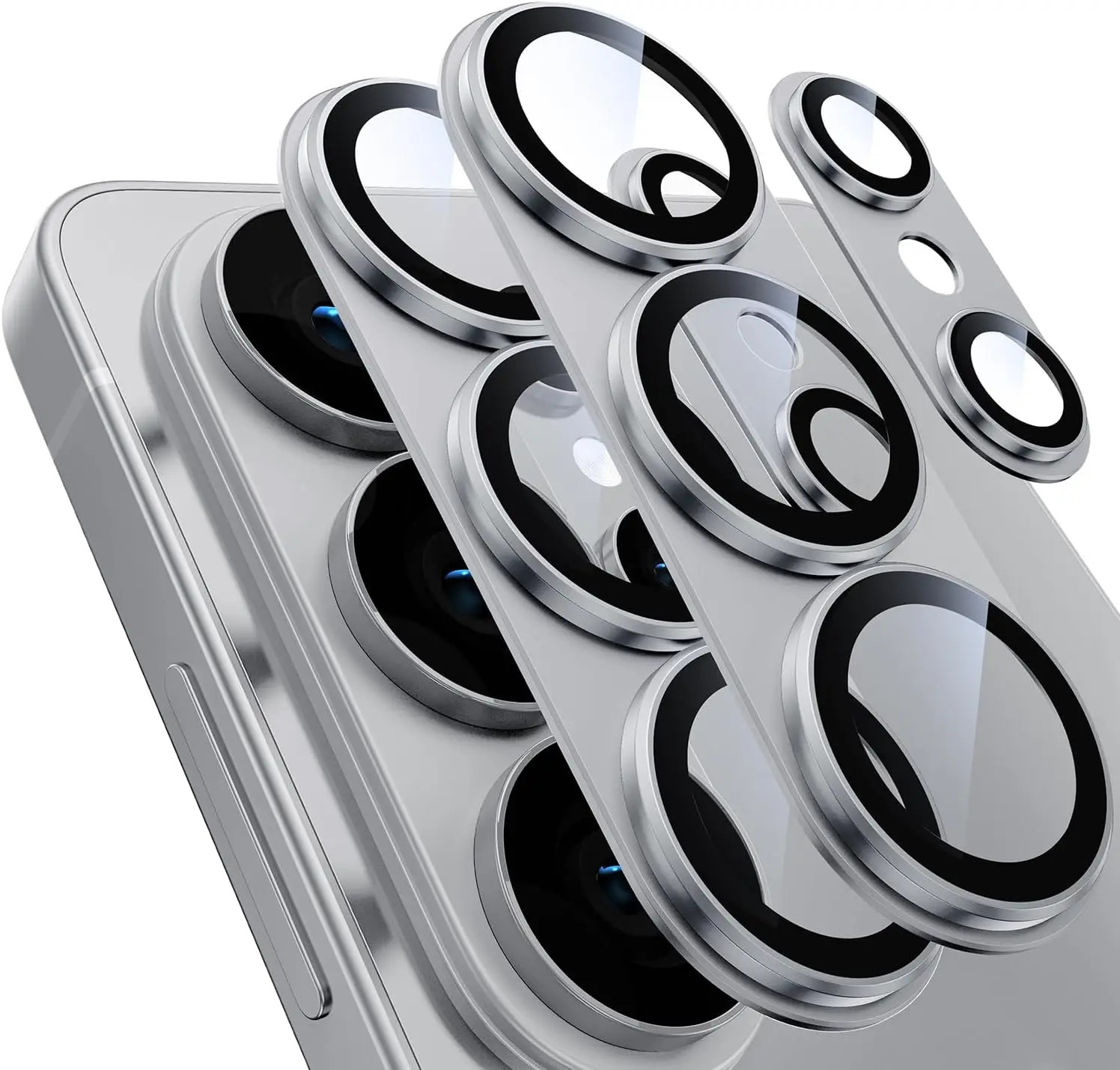 2PCS Matte Metal Bezel Glass Camera Lens Protector For Samsung Galaxy S26 Ultra