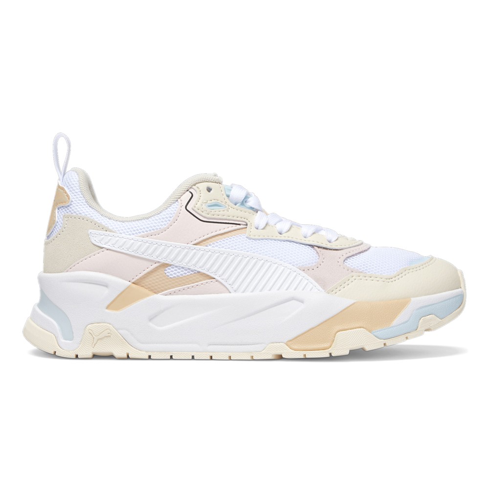 PUMA Trinity Lace Up  Womens Beige, White Sneakers Casual Shoes 39549017