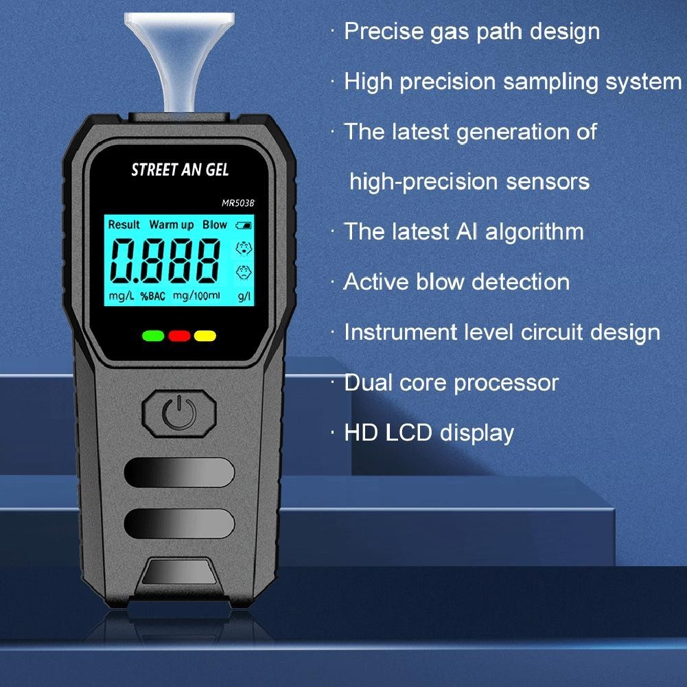 Noncontact Breath Tester with for real time Voice Alerts and Quick Results