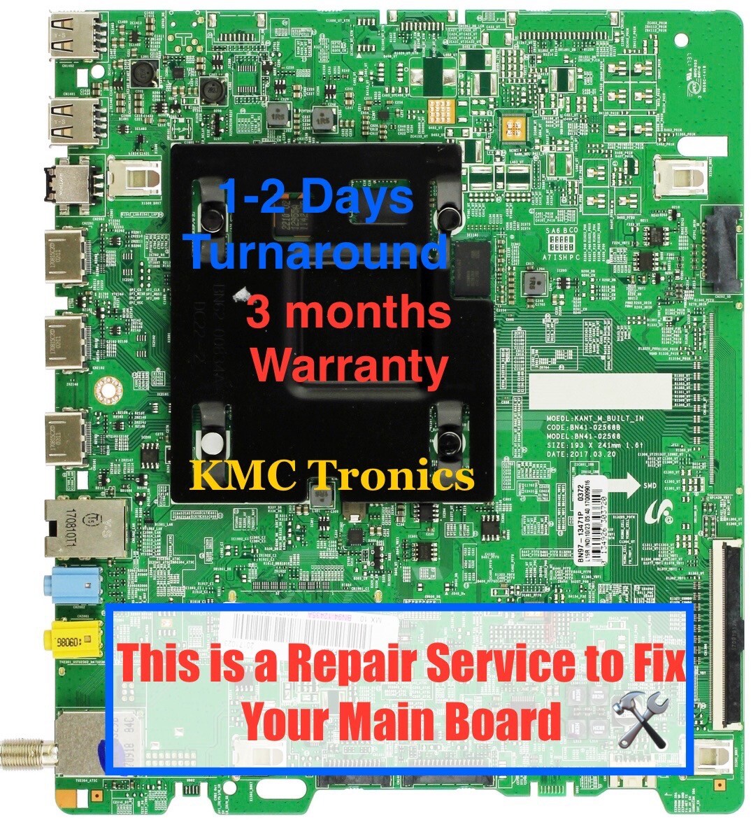 Repair 🛠️ Service For main UN75MU630DFXZA BN94-12435S BN94-12442E BN94-12784