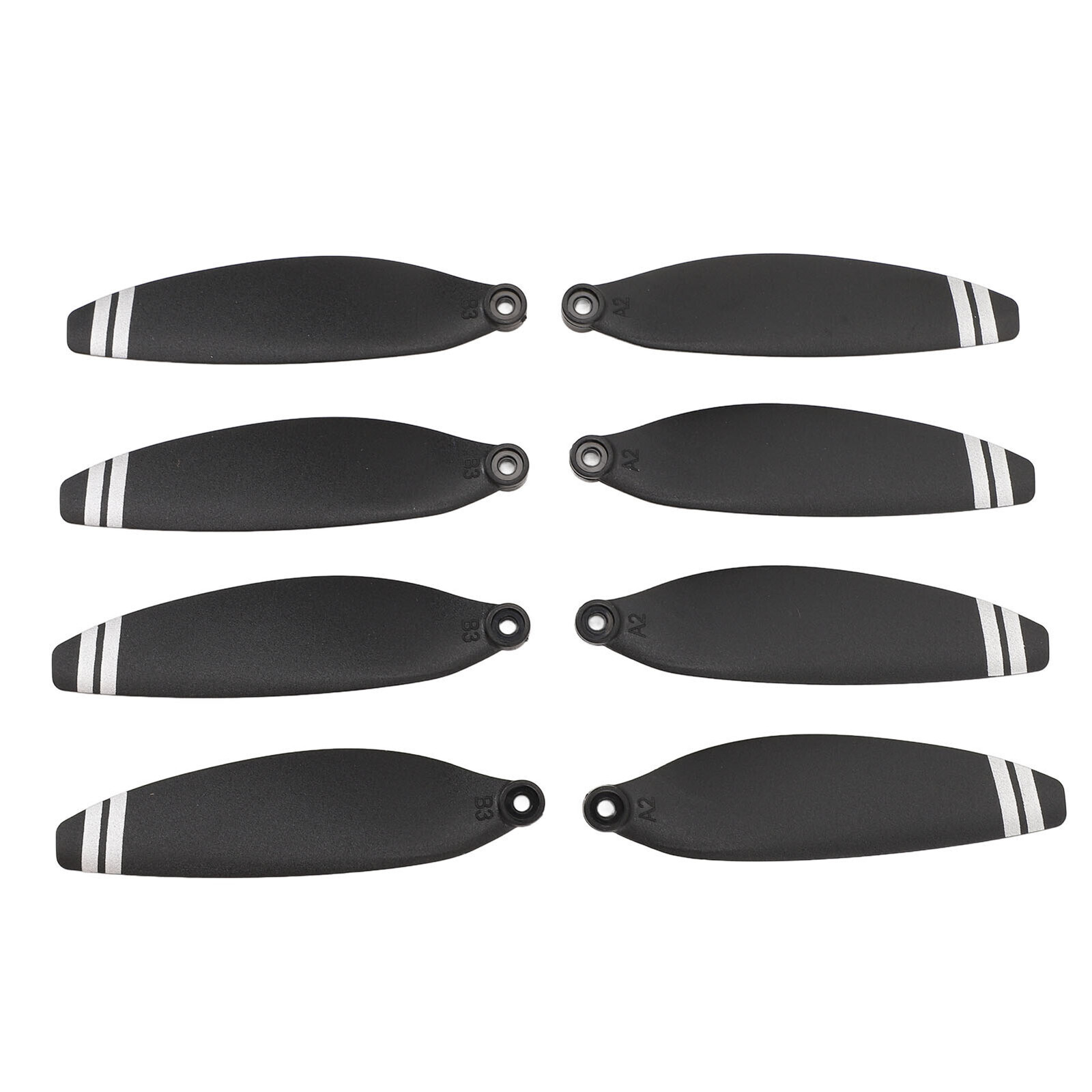 8PCS Drone Propellers Plastic 2.8 Inch Lightweight Quiet RC Drone Propeller