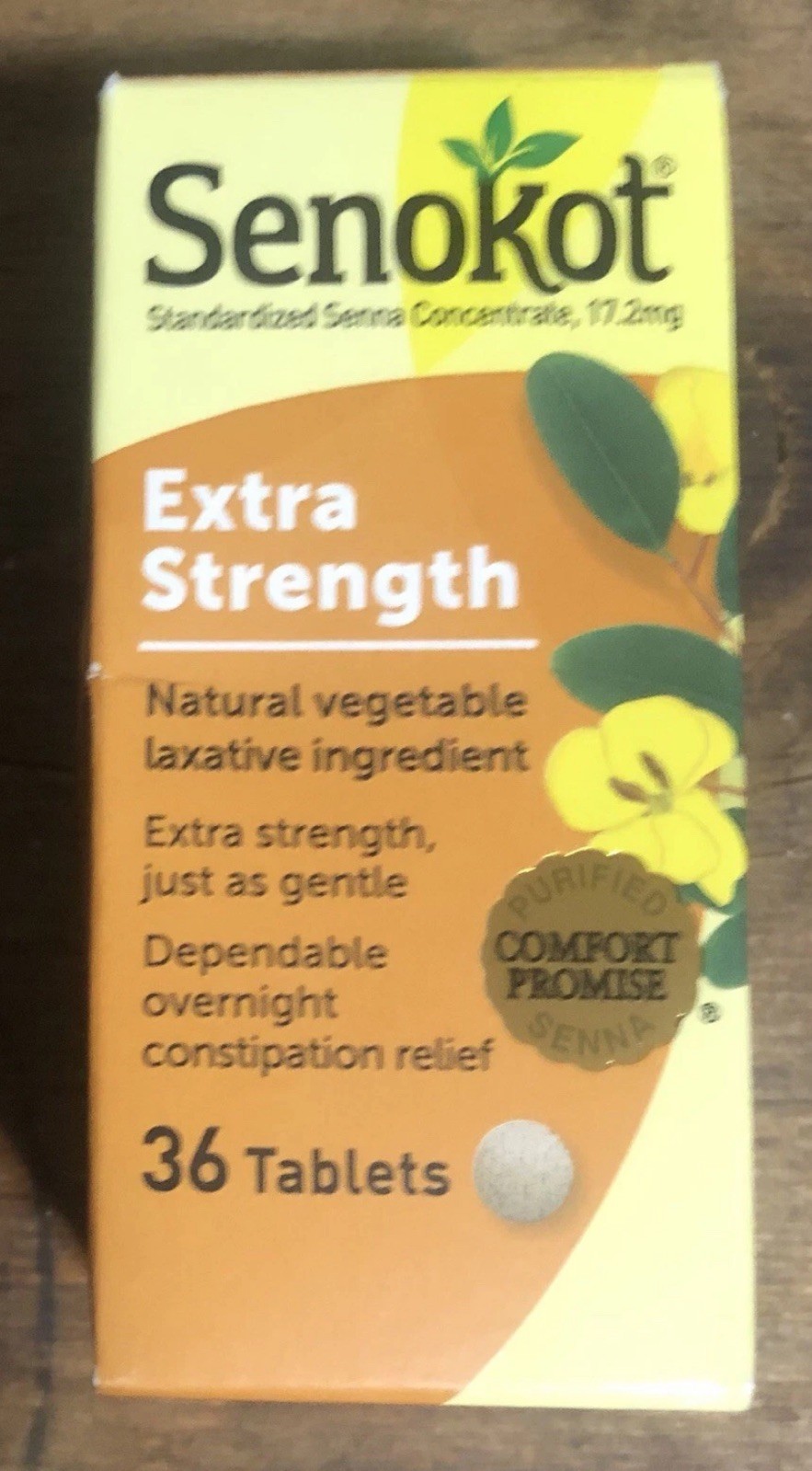 Senokot Extra Strength Natural Vegetable Laxative 36 Tablets EXP 09/2028 NEW
