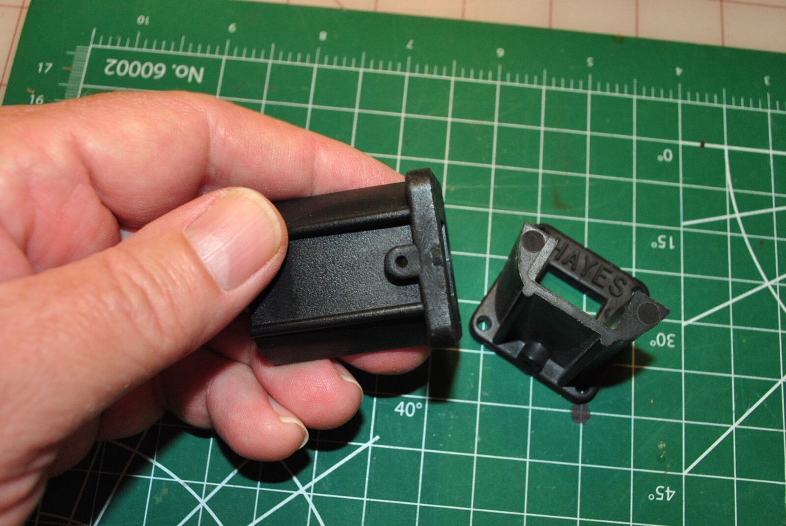 Two .09 engine mounts, Hayes
