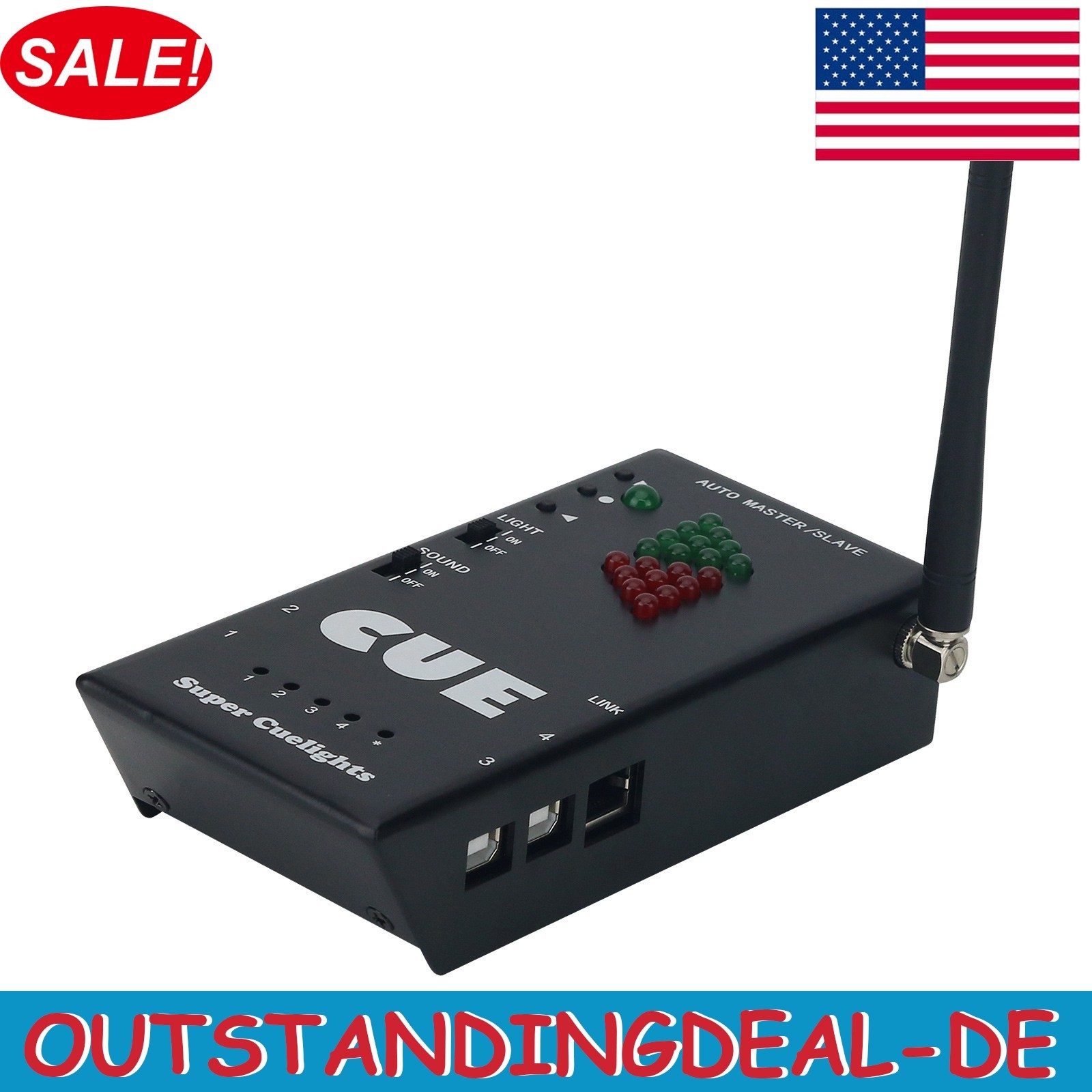 Super Cuelight Presenter 1 RX and 2 Transmitters for PowerPoint Presentation US&
