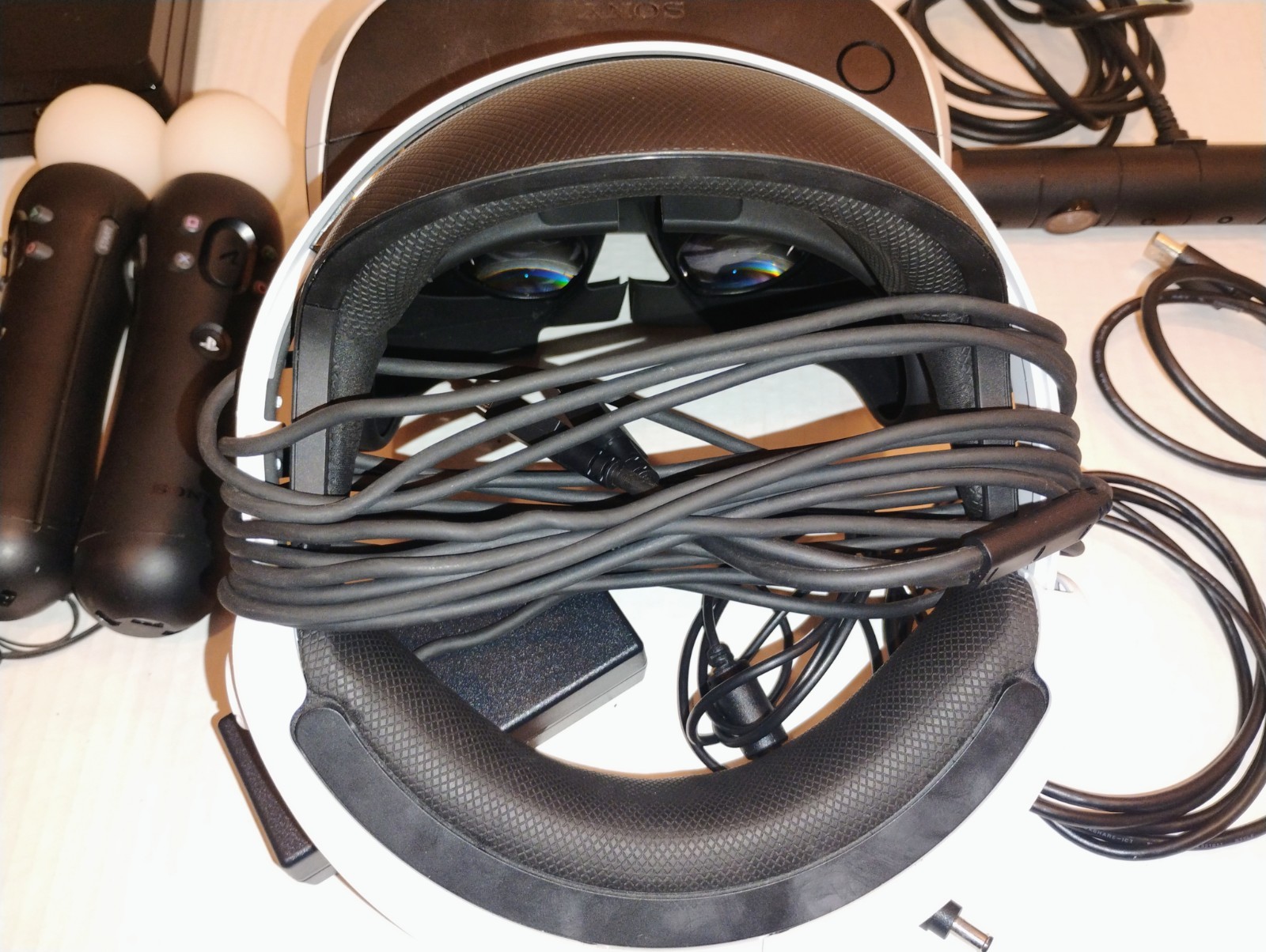 Sony PlayStation VR PS4 Headset Controller Camera Bundle Tested And Working