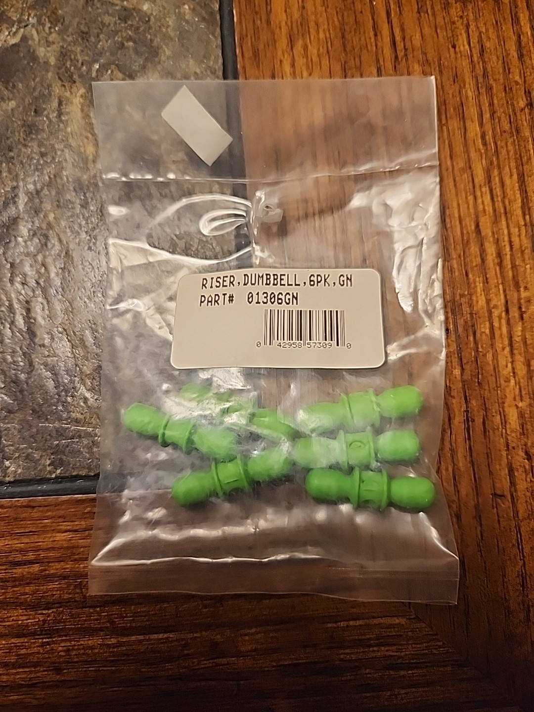 PSE Riser Dumbbell Dampeners Green 6pk