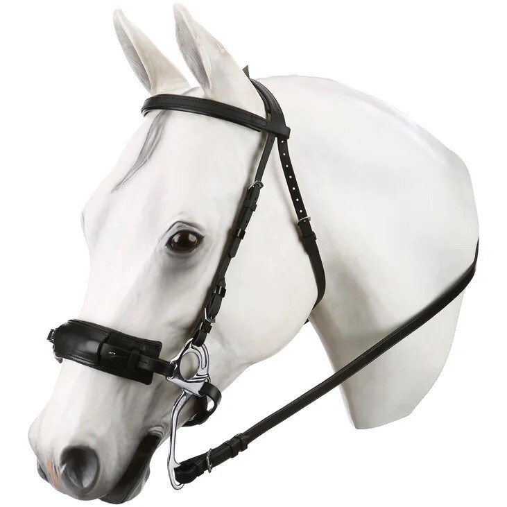 Stubben Steeltec Hackamore New Black