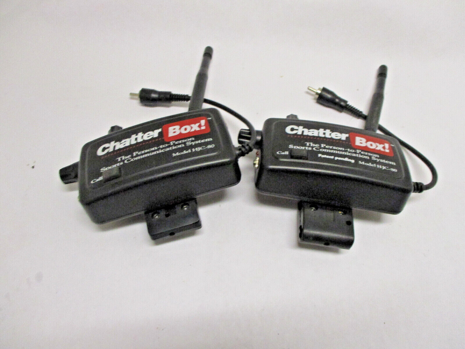Chatter Box Person To Person Sports Communication System HJC-80 No Headset