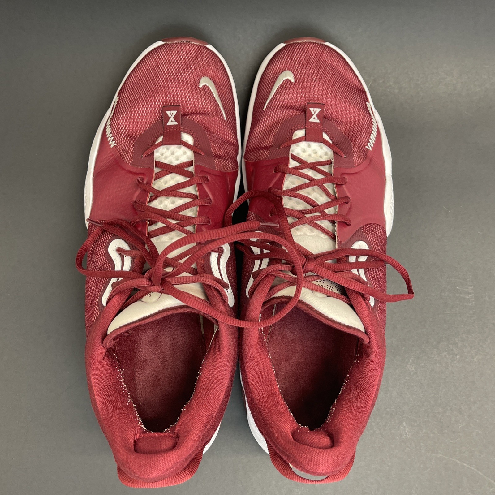 Nike Paul George PG 5 TB Promo Basketball Mens Size 15 Maroon Red DM5045-601