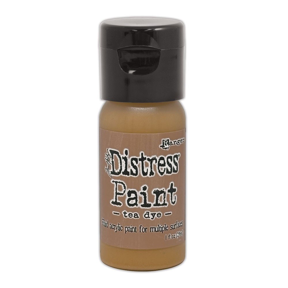 Tim Holtz Distress Paint Flip Top 1oz-Tea Dye