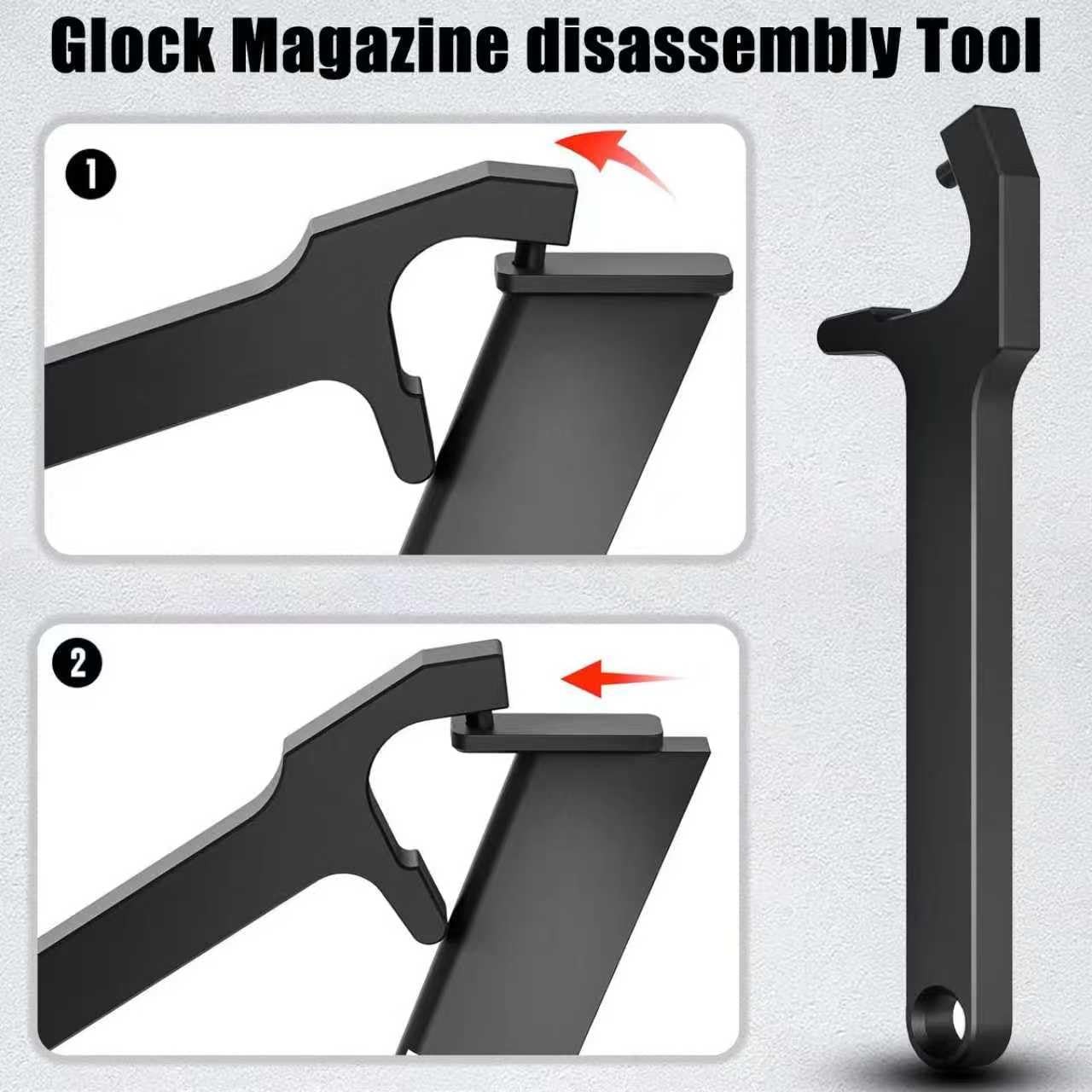 Tool Kit fro GLocks, with Storage Bag, GLock Front Sight Remove Tool & Pin Pu...