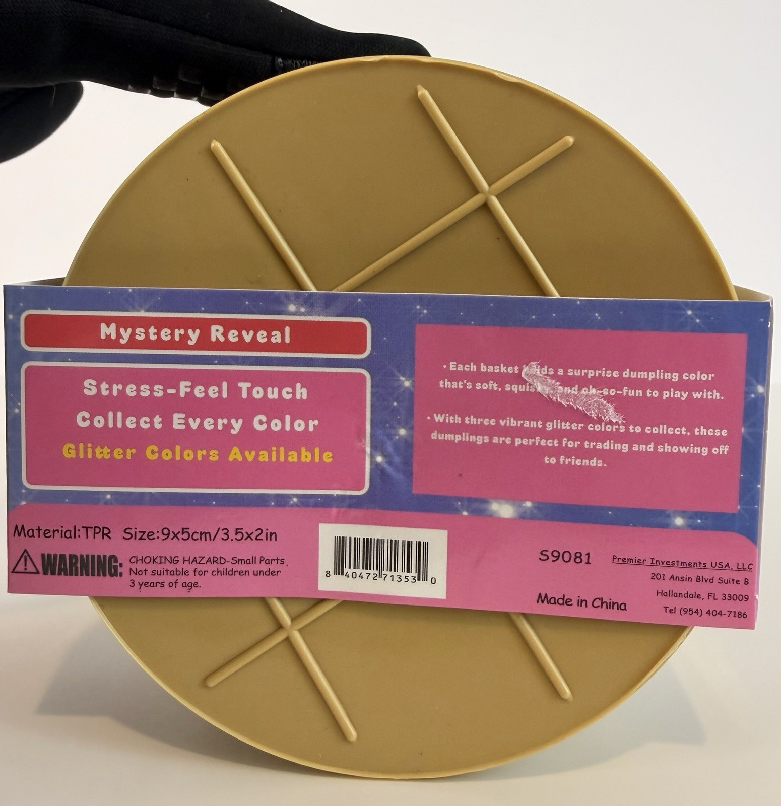 Squishy Dumpling Glitter Mystery Sealed