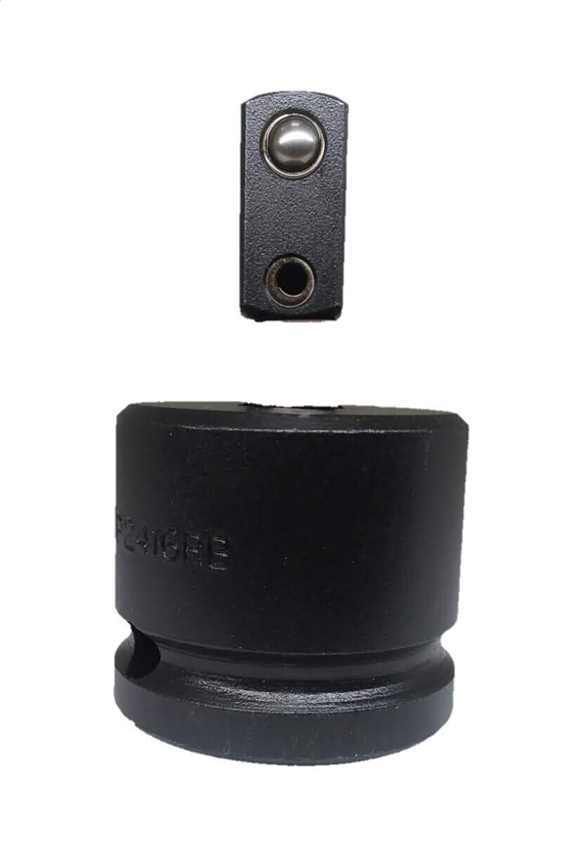 WHITE-USA  1/2" To 3/4" Drive Socket Reducer Air Impact With 2 Replacement Bits