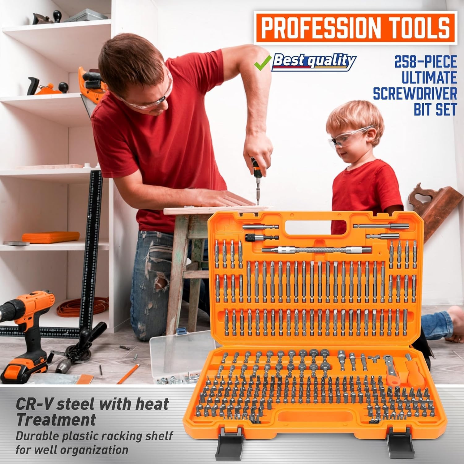 "Screwdriver Set Gunsmithing Firearm Tools Kit 258 Bits Pro NEW "
