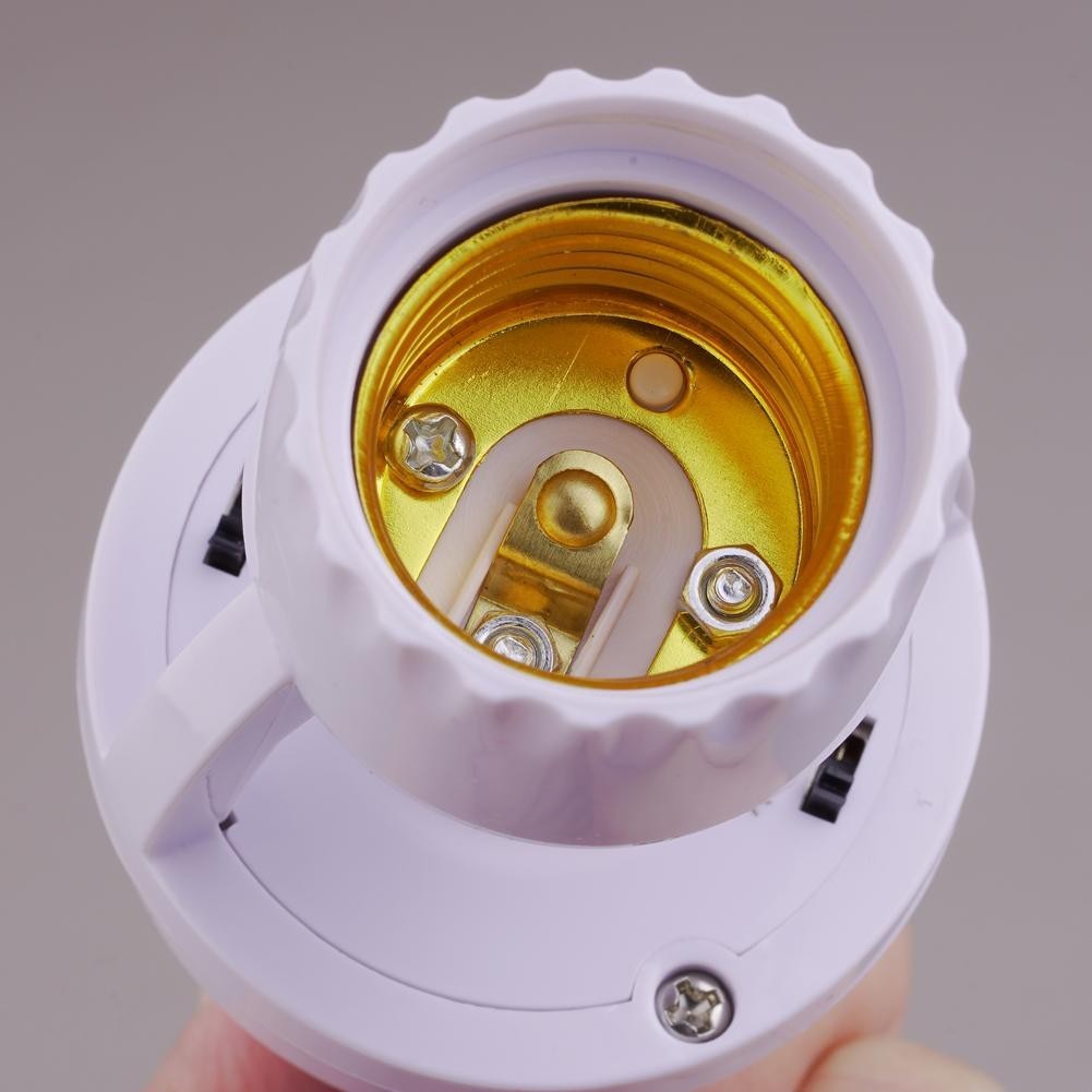 Infrared PIR Motion Sensor E27 LED Light Lamp Bulb Holder Socket Switch 110/220V