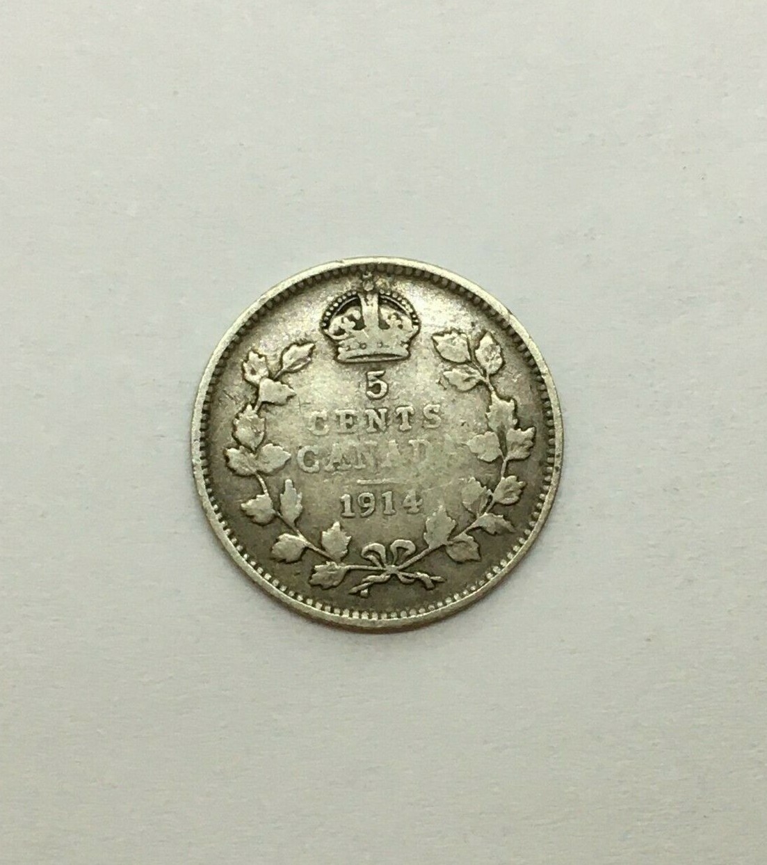 Canada 1914 5 Cents  VG