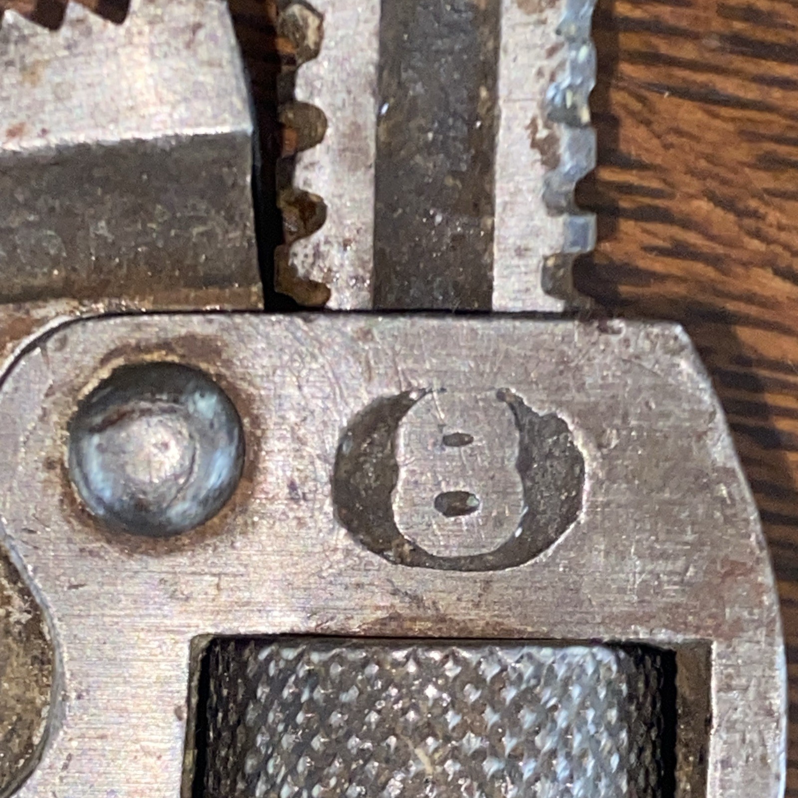 Vintage Dunlap 8" Pipe Wrench Germany