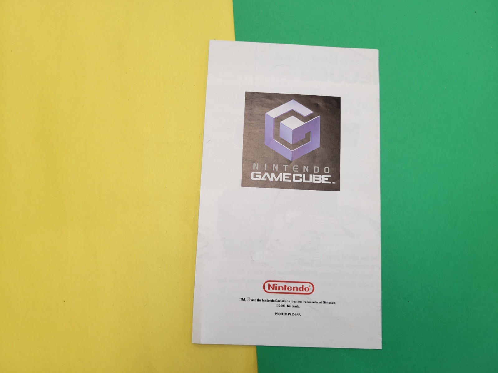 Nintendo Gamecube 2003 Nintendo Power Subscription Insert C/HW-DOL-USA-1