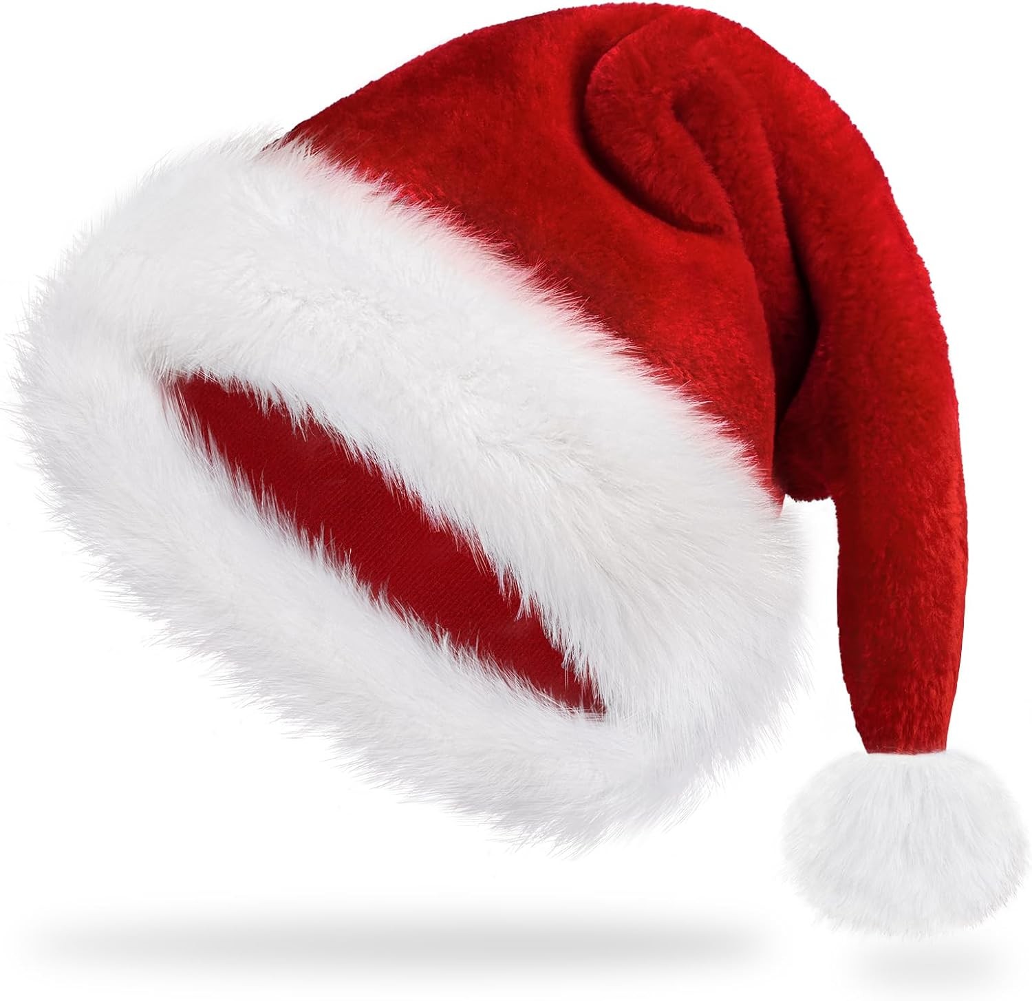 Santa Hat Adult Christmas Party Hat for Women Men