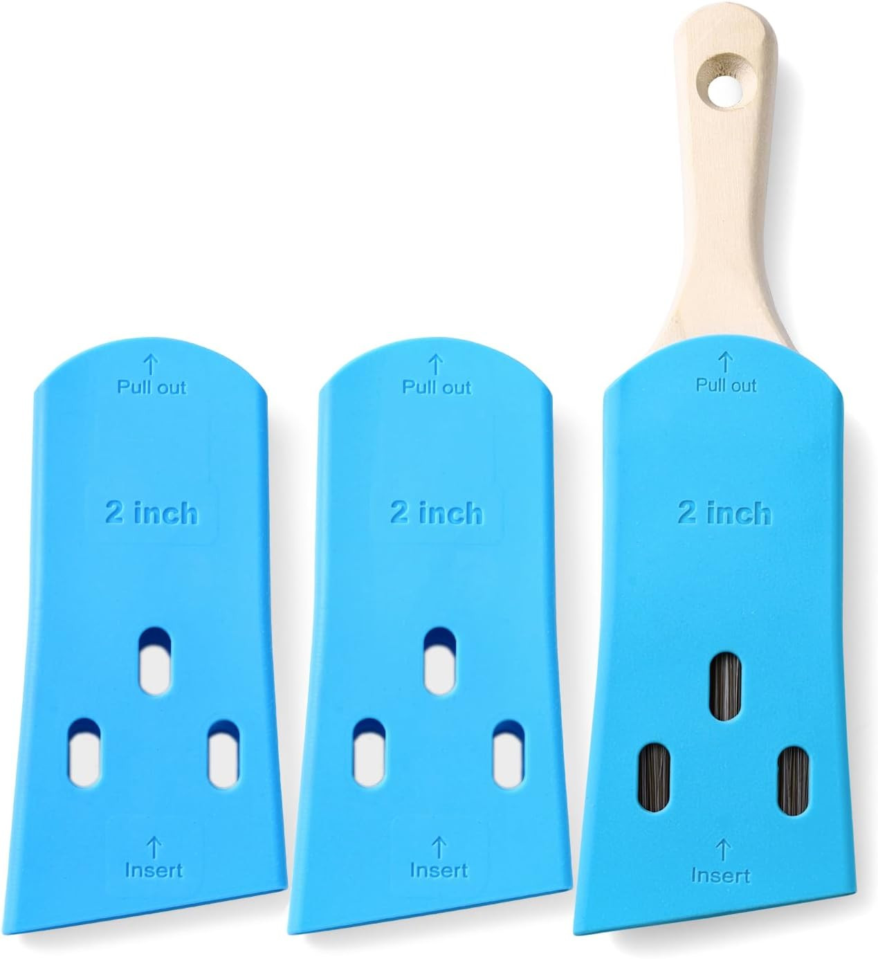3 Pack Paint Brush Protector Covers – Protects Bristles & Keeps Shape for 2" Fla