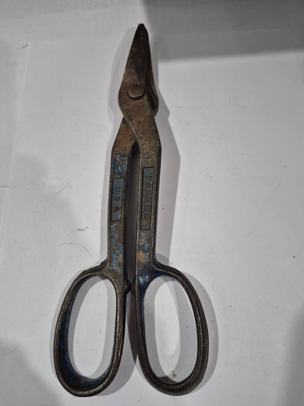 Vintage 10" Tin Snips Solid Steel Tools UT11