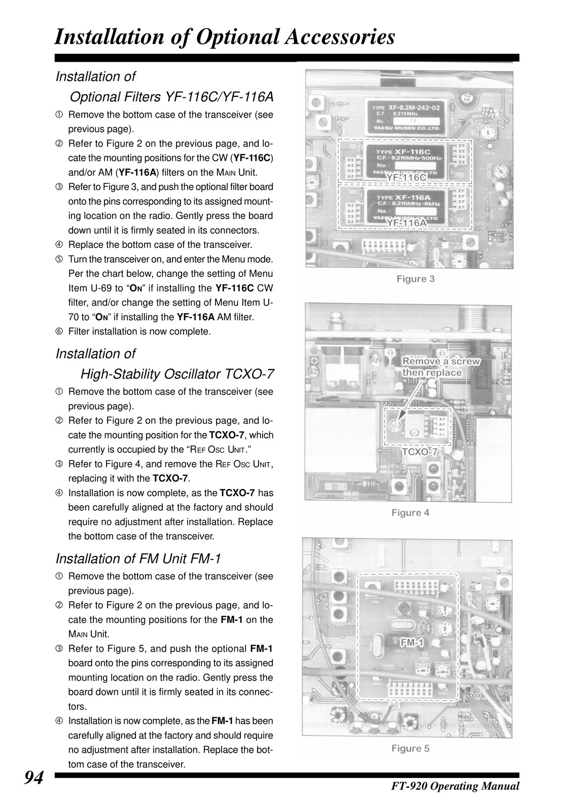 Yaesu FT-920 — OPERATING MANUAL Guide Documentation — 98 Pg — Half Size 5.5x8.5