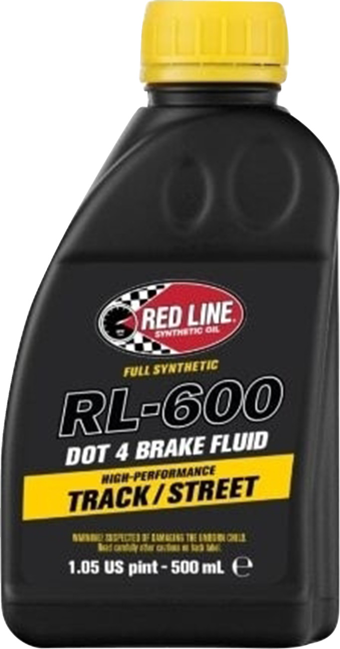 RED LINE SYNTHETIC OIL DOT 4 Brake Fluid - 500 ml 90404