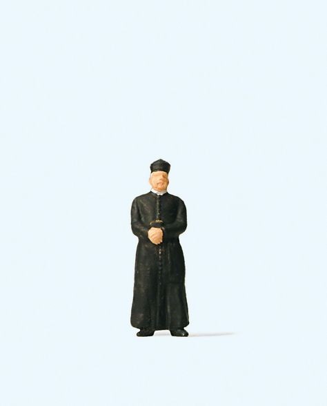 Preiser 28076 HO Priest Wearing A Cassock Figure