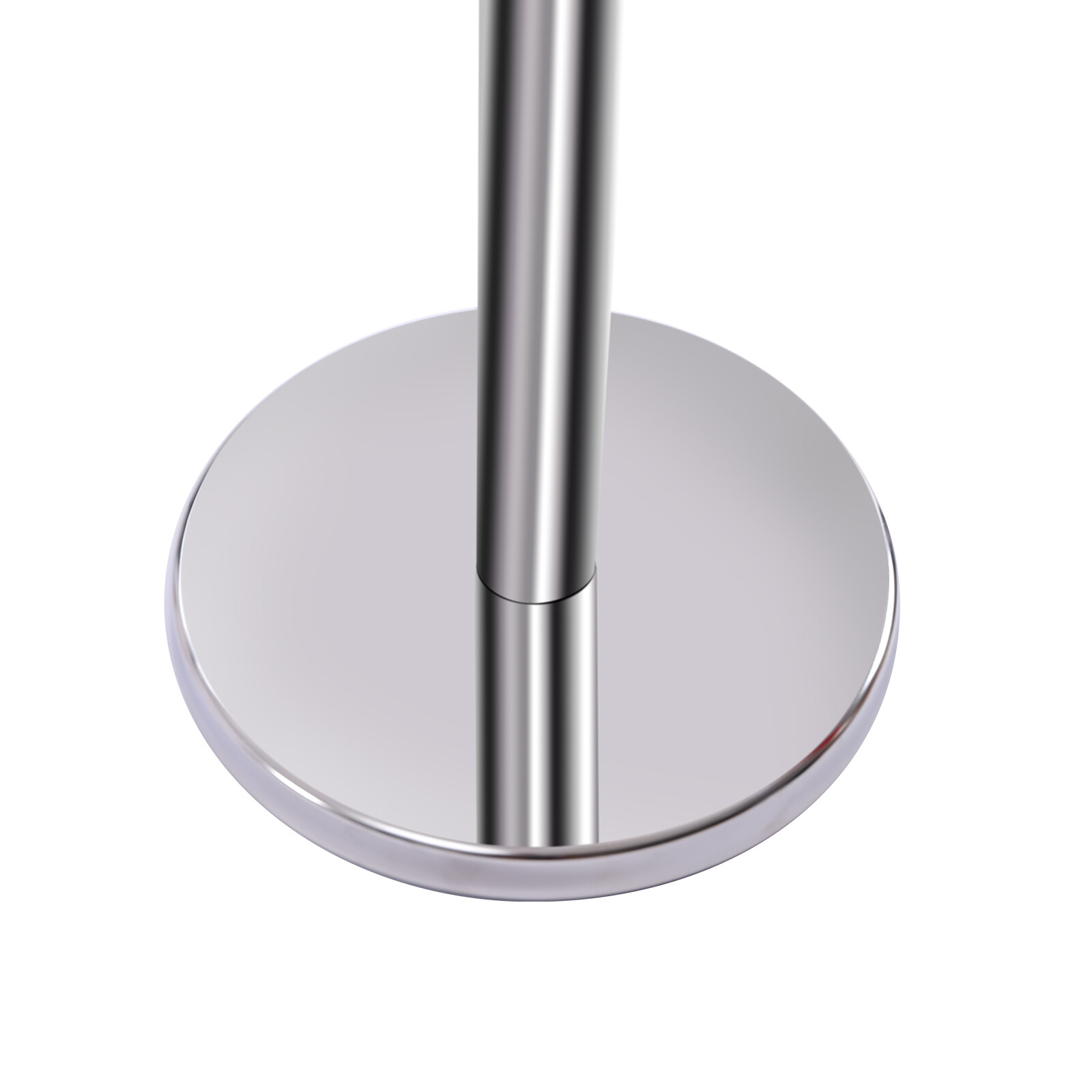 Silver 6Pcs Stanchion Posts with 4 Velvet Ropes Crowd Control Queue Pole Barrier